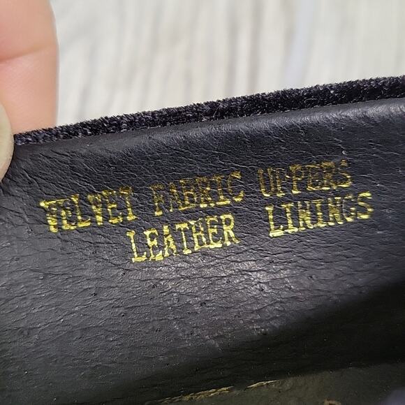 Raphael Sarti Black Velvet Shelly Heels Womens Size 39 US 8.5-9 NEW - Picture 12 of 13